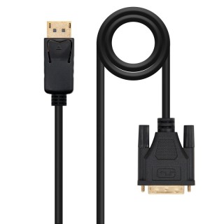 nanocable cable conversor dp a dvi 1 m negro