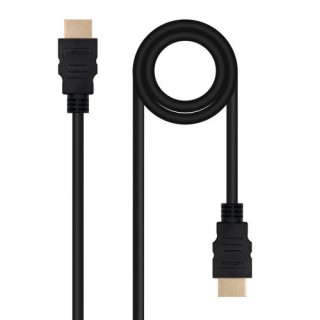 nanocable nanocable cable hdmi v2.0 4k@60hz 18gbps a/m-a/m, 1 m, negro