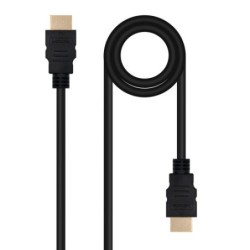 nanocable nanocable cable hdmi v2.0 4k@60hz 18gbps a/m-a/m, 1 m, negro