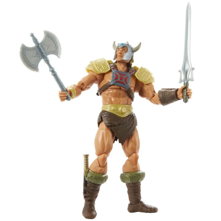 mattel figura mattel masters of the universe new eternia he - man vikingo