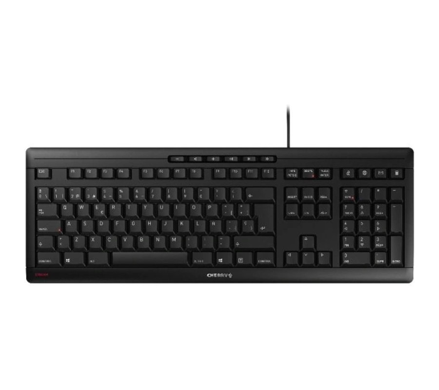 cherry teclado cherry stream usb espanol