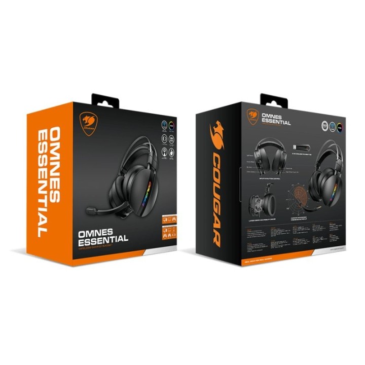 cougar auriculares gaming  omnes essential