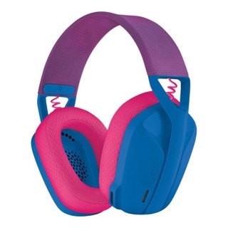 logitech auriculares con microfono logitech g435 gaming wireless inalambrico azul