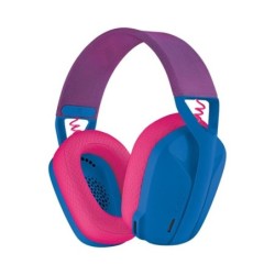 logitech auriculares con microfono logitech g435 gaming wireless inalambrico azul