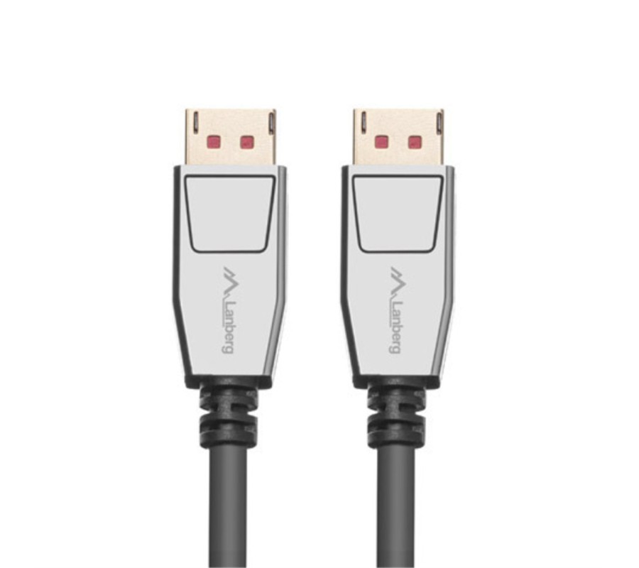 lanberg cable displayport lanberg 1m - macho -  macho - negro