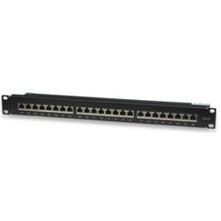 wp european cabling solution patch panel wp 1u stp cat6 - 24 puertos