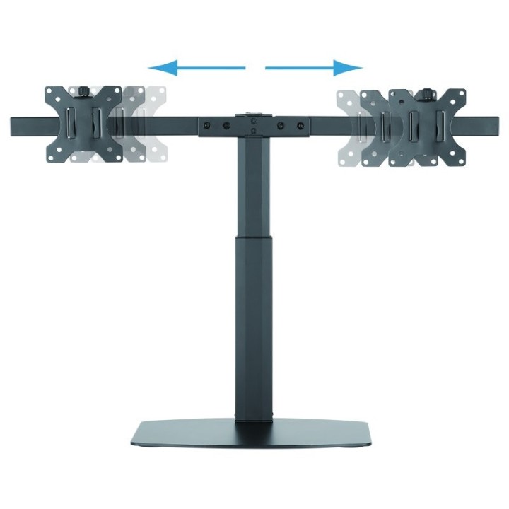 tooq db1727tn-b soporte monitor mesa 2brazos 17-27