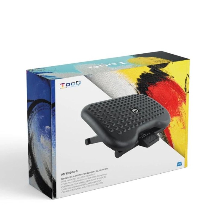 tooq reposapies ajustable confort negro