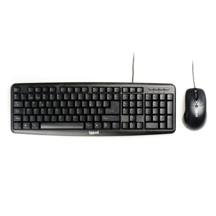 iggual kit teclado y raton com-ck-basic negro