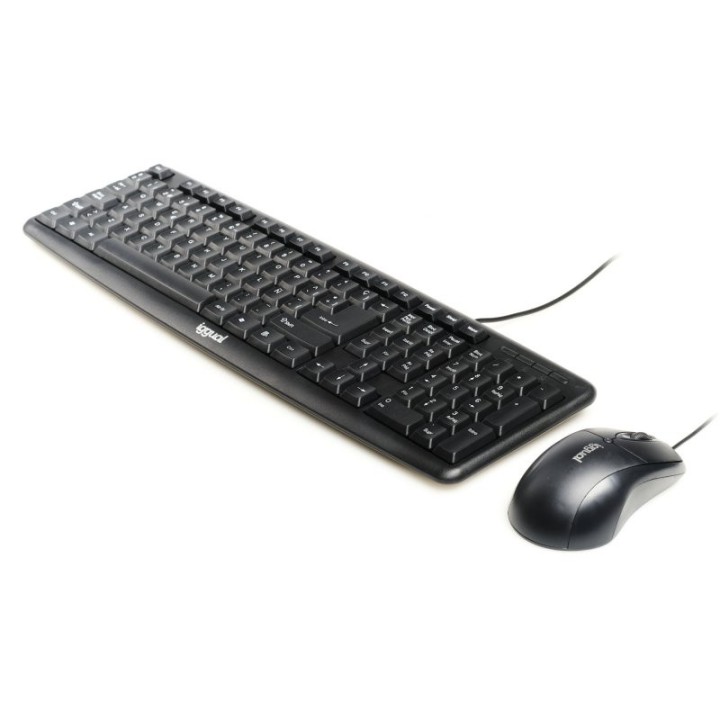 iggual kit teclado y raton com-ck-basic negro