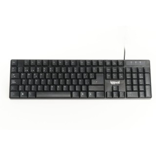 iggual teclado estandar ck-frameless-105t negro