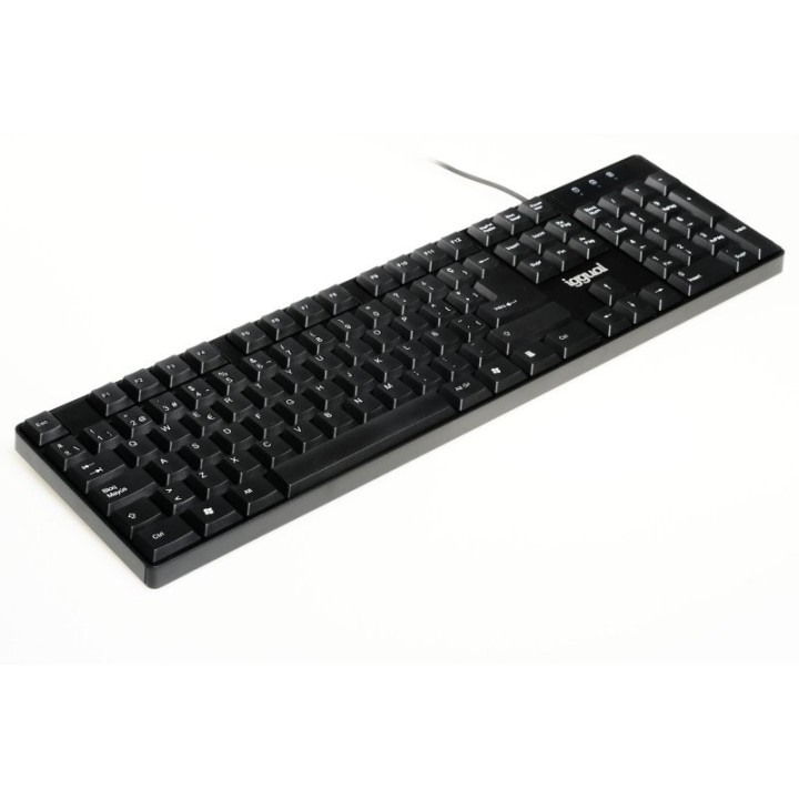 iggual teclado estandar ck-frameless-105t negro