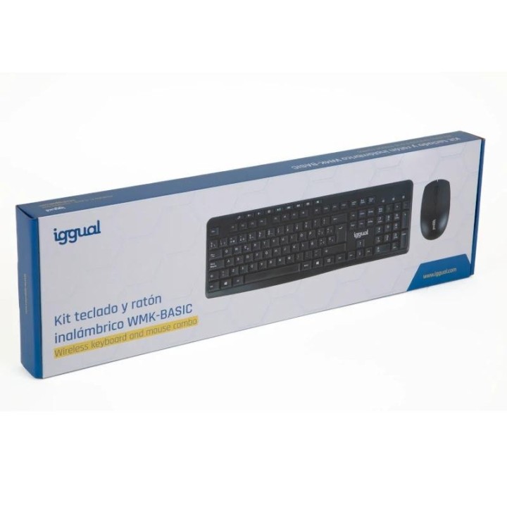 iggual kit teclado raton inalambrico wmk-basic