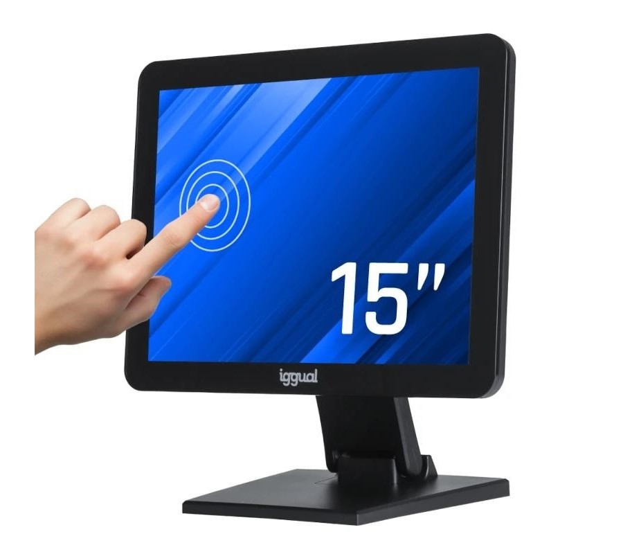 iggual monitor tactil capacitivo 15 vga hdmi usb