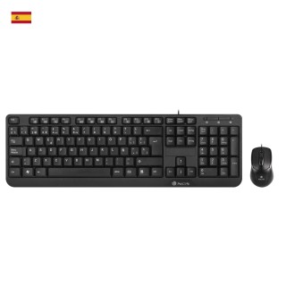 ngs kit teclado + mouse raton ngs cocoa usb