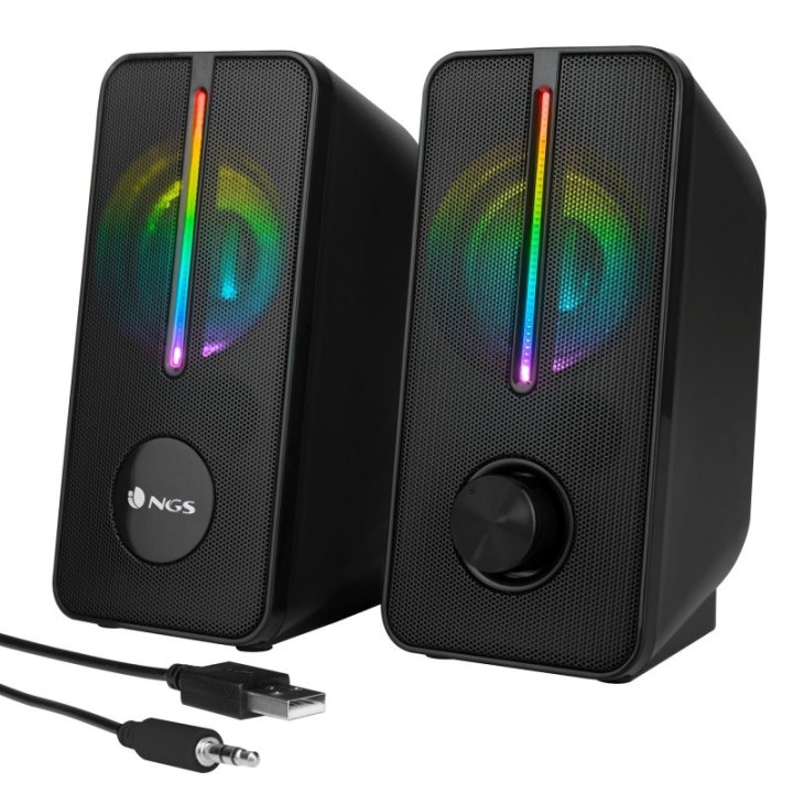 ngs altavoces gaming rgb 12w usb gsx-150