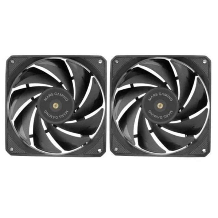 mars gaming ventilador mars gaming mf - nc 2 x 120mm negro