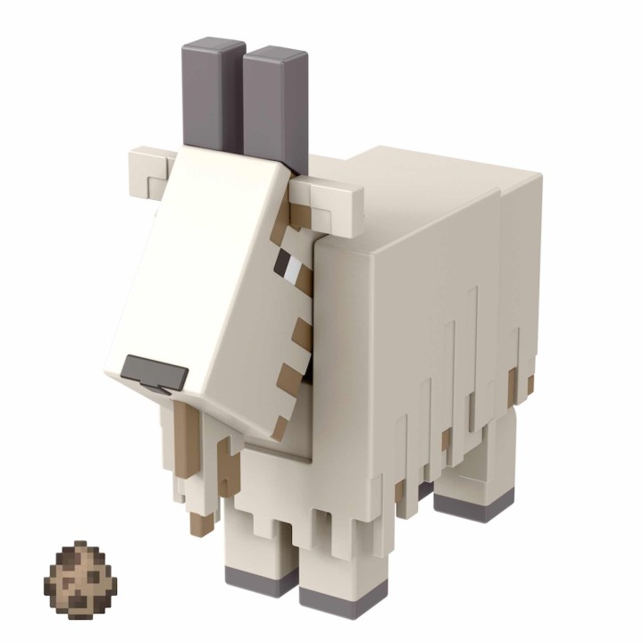 mattel figura mattel minecraft cabra con accesorios portal