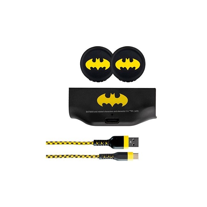 cable play   charge fr-tec xbox dc batman grips bateria 1000mah cable usb-c 3m