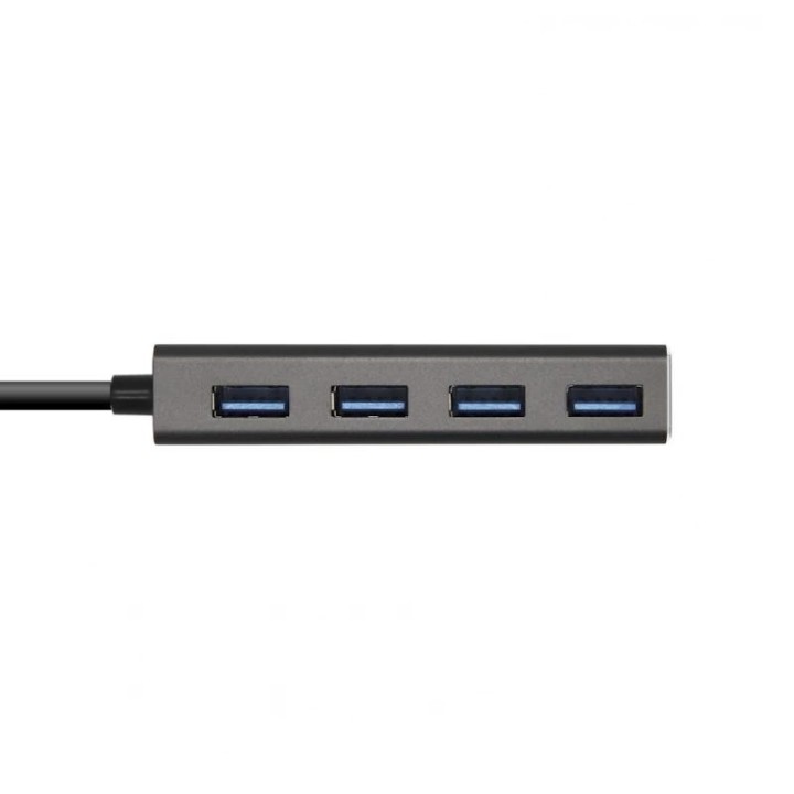 aisens hub usb 3.1 usb-c/m-4xtipo a/h gris, 15cm