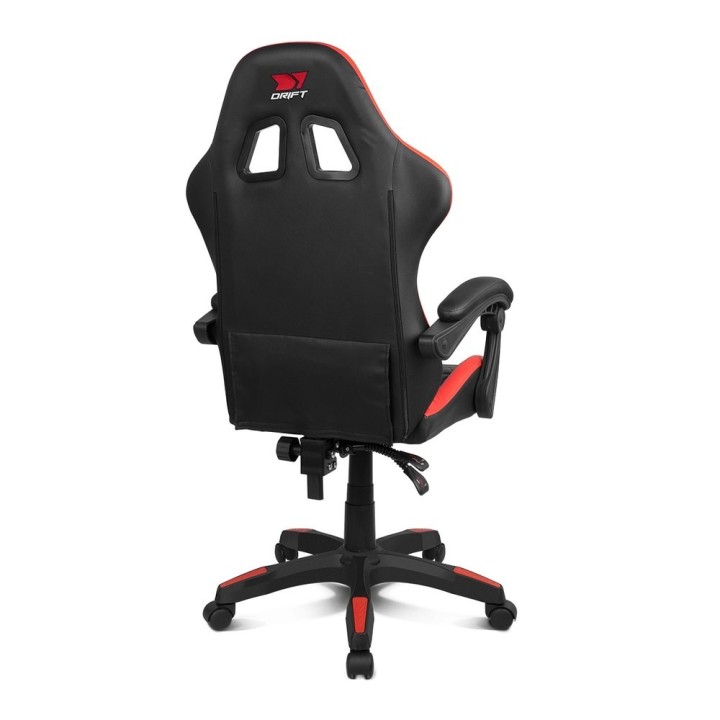 silla gaming drift dr35 black-red peso soportado 100kg reposabrazos acolchado