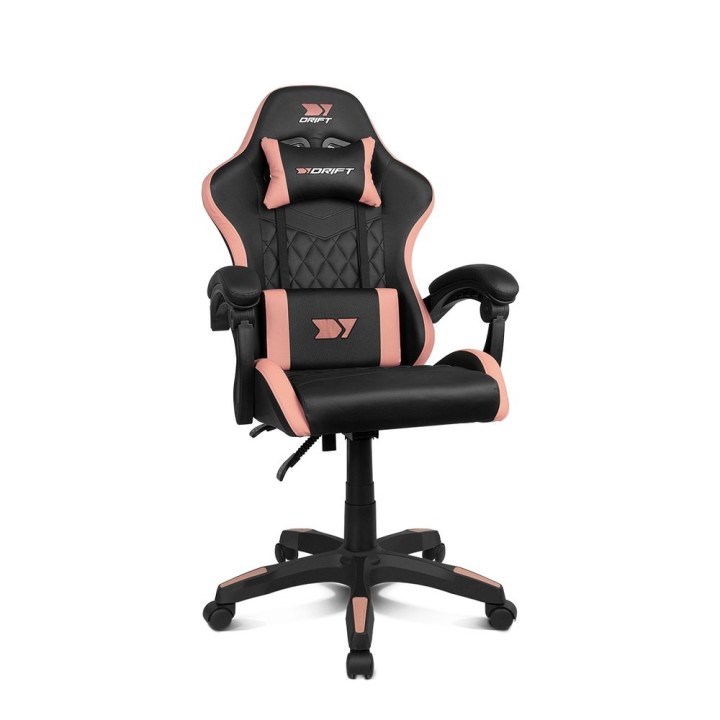 silla gaming drift dr35 black-fucsia peso soportado 100kg reposabrazos acolchado
