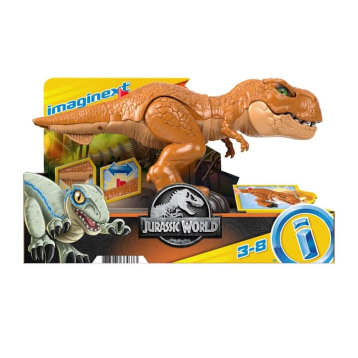 mattel figura mattel jurassic world imaginext t - rex