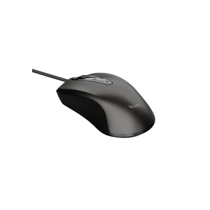trust trust 24657 raton ambidextro usb tipo a optico 1200 dpi