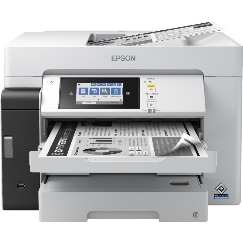 epson multifuncion inyeccion epson ecotank et - m16680 monocromo wifi duplex a3