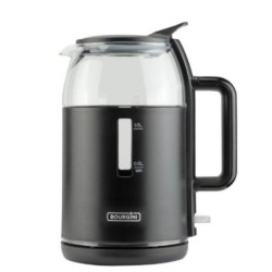 bourgini hervidor bourgini 2000w 1.5l cristal y plastico