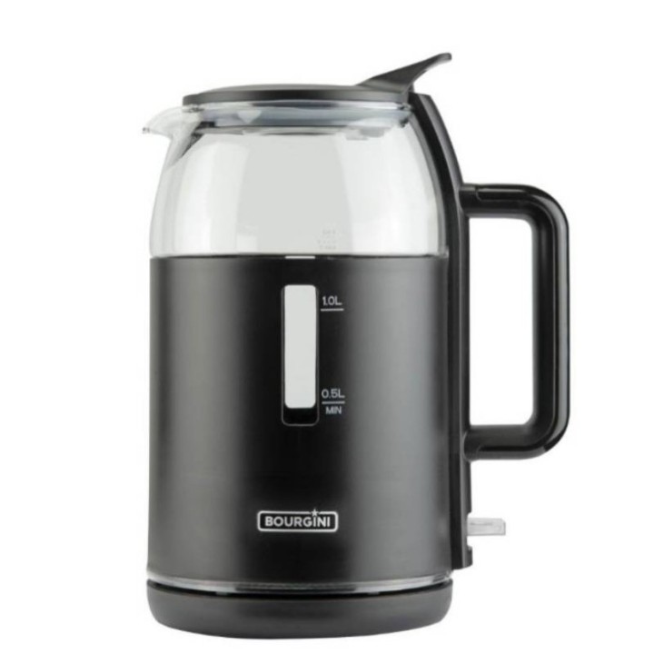 bourgini hervidor bourgini 2000w 1.5l cristal y plastico