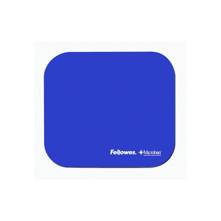 fellowes alfombrilla raton azul con proteccion microban fellowes 5933805