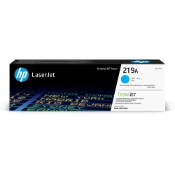 hp hp cartucho de toner original laserjet 219a cian