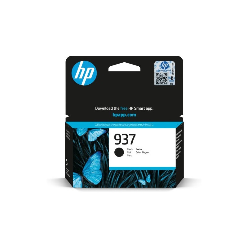 hp hp cartucho de tinta original 937 negro