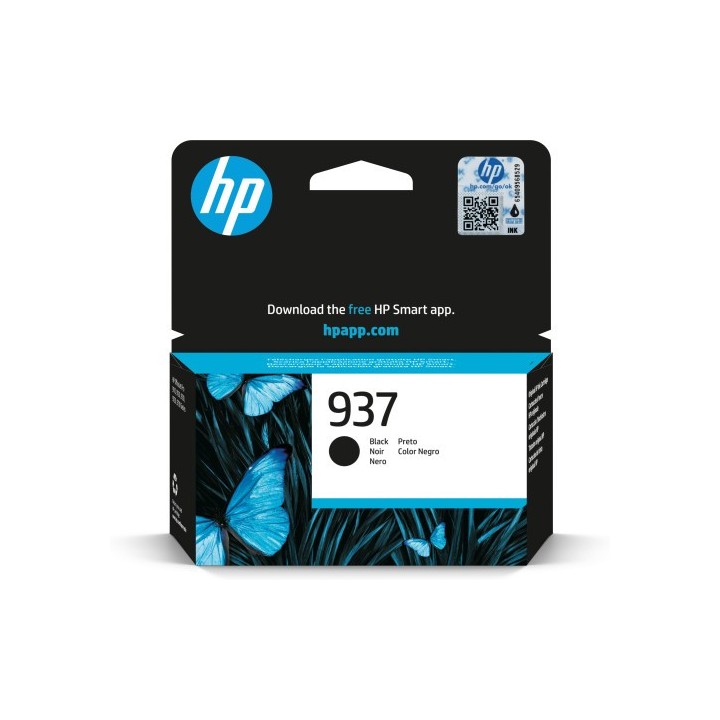hp hp cartucho de tinta original 937 negro