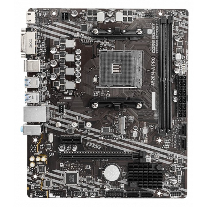 msi placa base a520m-a pro matx am4