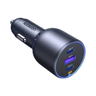 cargador coche ugreen 75w 2xusb-c pd+usb-a cargador de coche 75w cargador rapido de coche