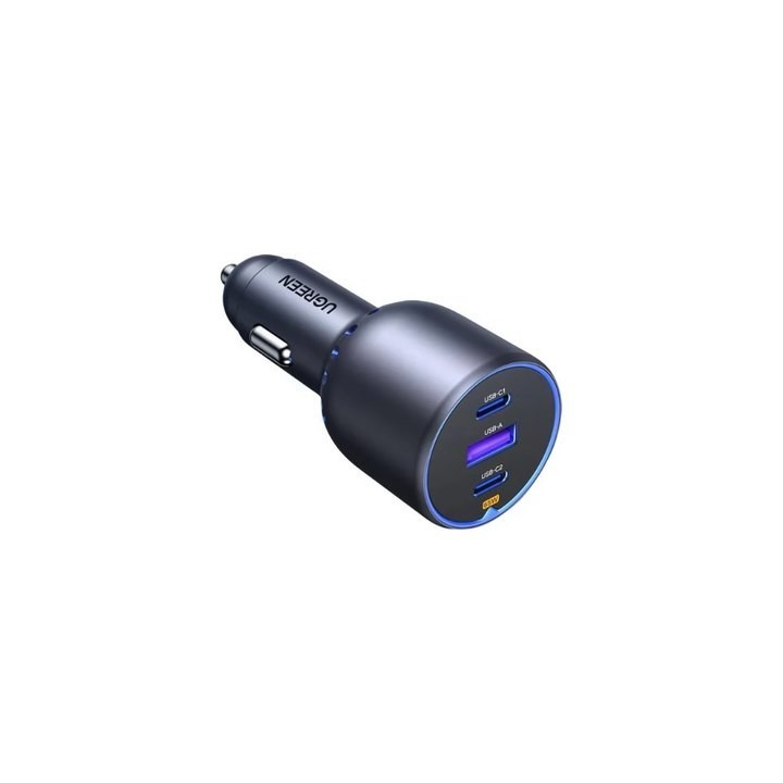 cargador coche ugreen 75w 2xusb-c pd+usb-a cargador de coche 75w cargador rapido de coche