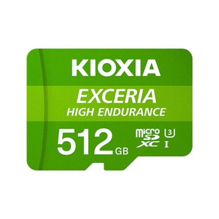 kioxia tarjeta micro sd kioxia 512gb exceria high endurance uhs - i c10 r98 con adaptador