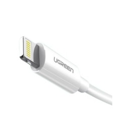 cable ugreen usb-a male a lightning mfi 1m white mfi apple cable usb-a to lightning cable 1m