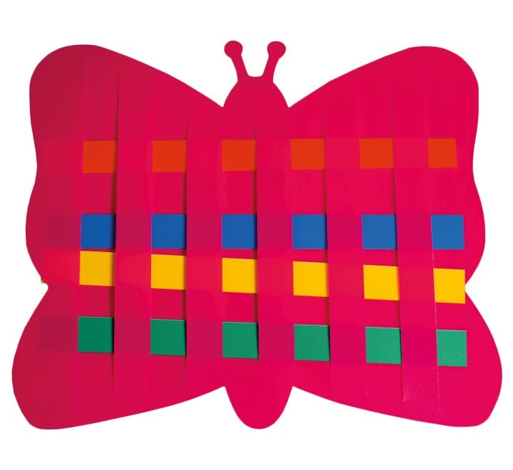 trenzar mar. cara. 30x30cm 2bast 16tira henbea 801