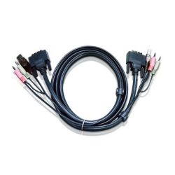 Aten Cable Kvm Dvi-d Single...