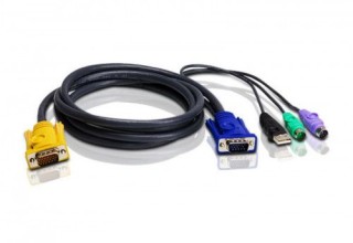 aten cable kvm ps/2-usb de 3 m