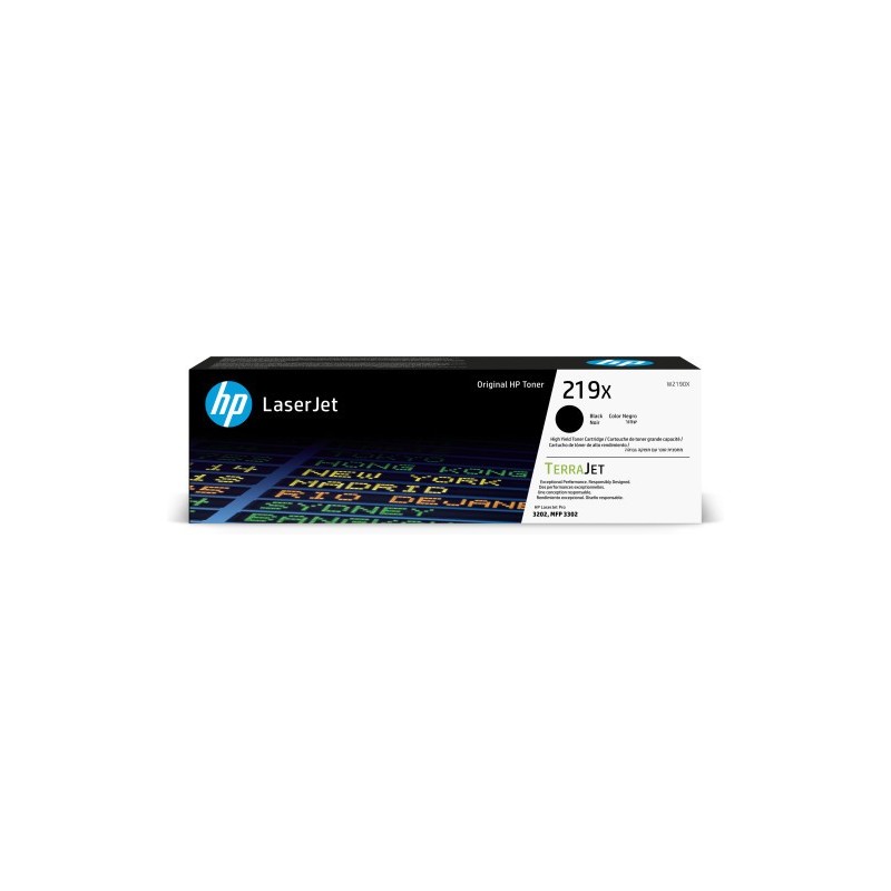 hp hp cartucho de toner original laserjet 219x de alta capacidad negro
