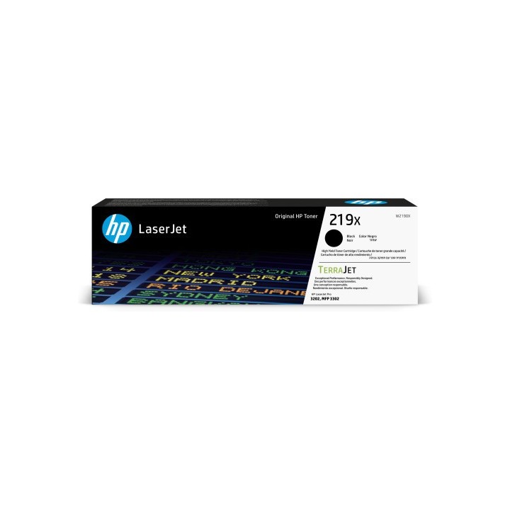 hp hp cartucho de toner original laserjet 219x de alta capacidad negro