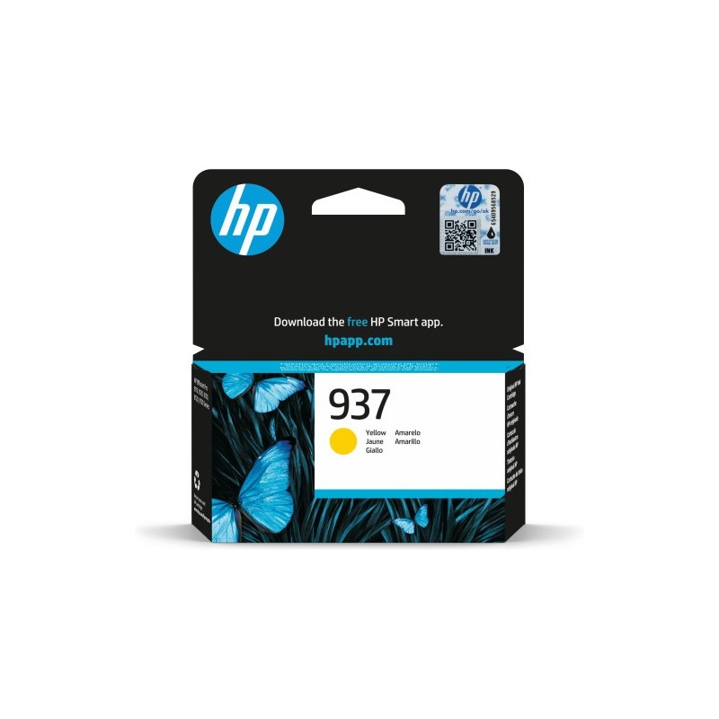 hp hp cartucho de tinta original 937 amarillo