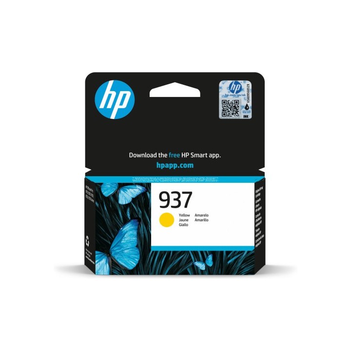 hp hp cartucho de tinta original 937 amarillo