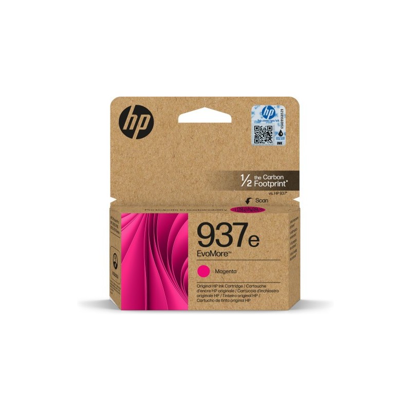 hp hp cartucho de tinta original evomore 937e magenta