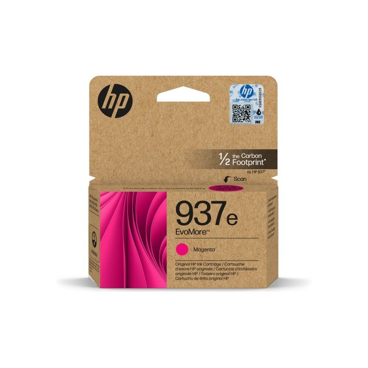 hp hp cartucho de tinta original evomore 937e magenta
