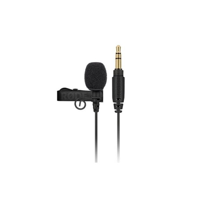 microfono rode lavalier go black jack 3.5mm trs 110db omnidirectional